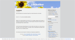 Desktop Screenshot of lexikaliker.de